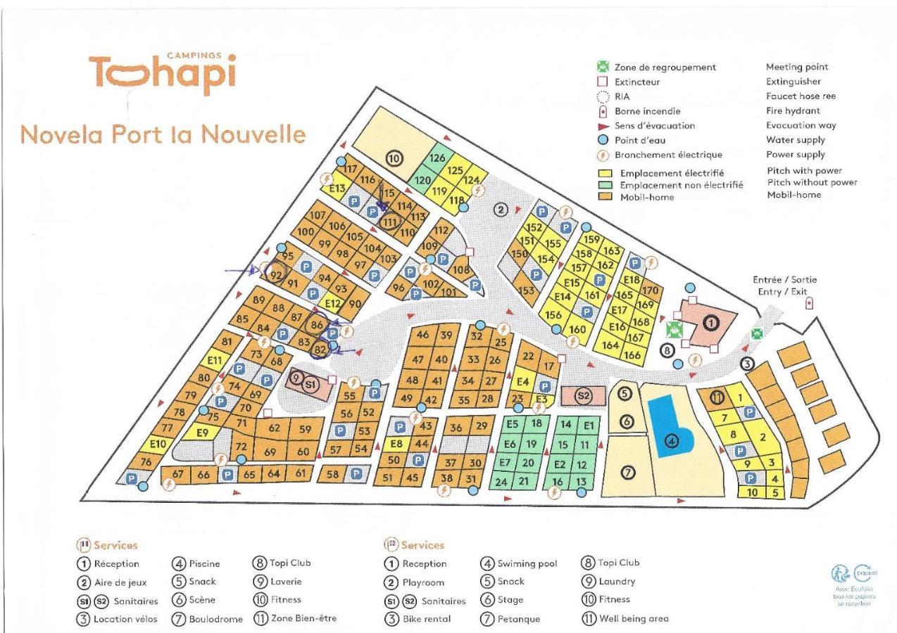 Mobil Home 4-5 Personnes Port La Nouvelle Екстериор снимка